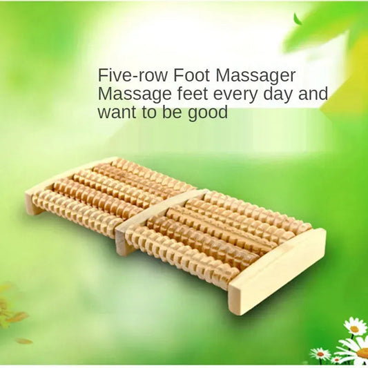 Studded Wooden Foot Relaxer With Steel Rod (Flat 35% off)